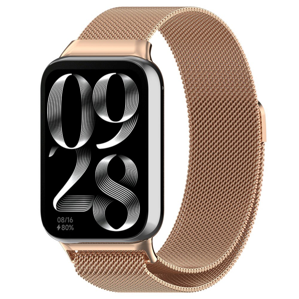 Armbånd Milanese Xiaomi Smart Band 8 Pro Rose guld