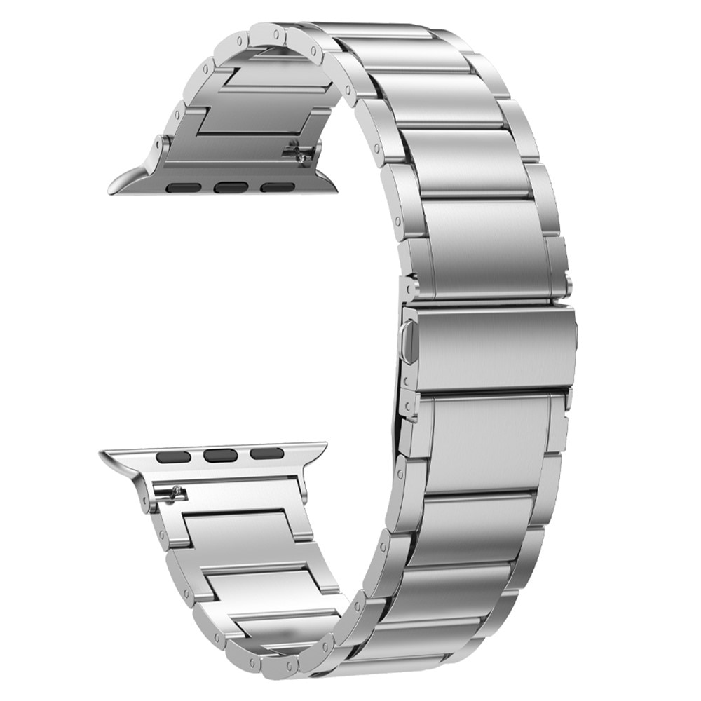 Titaniumarmbånd Apple Watch 45mm Series 7 sølv