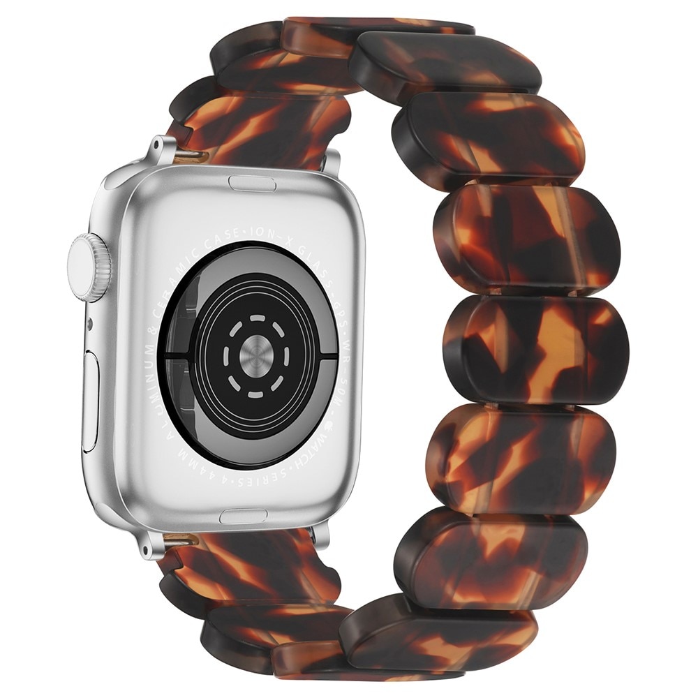 Elastiskt resinarmbånd Apple Watch 45mm Series 7 brun