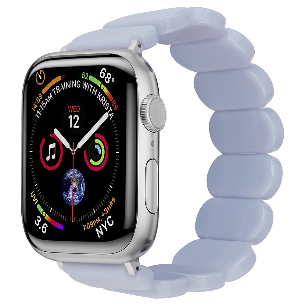 Elastiskt resinarmbånd Apple Watch 44mm lila