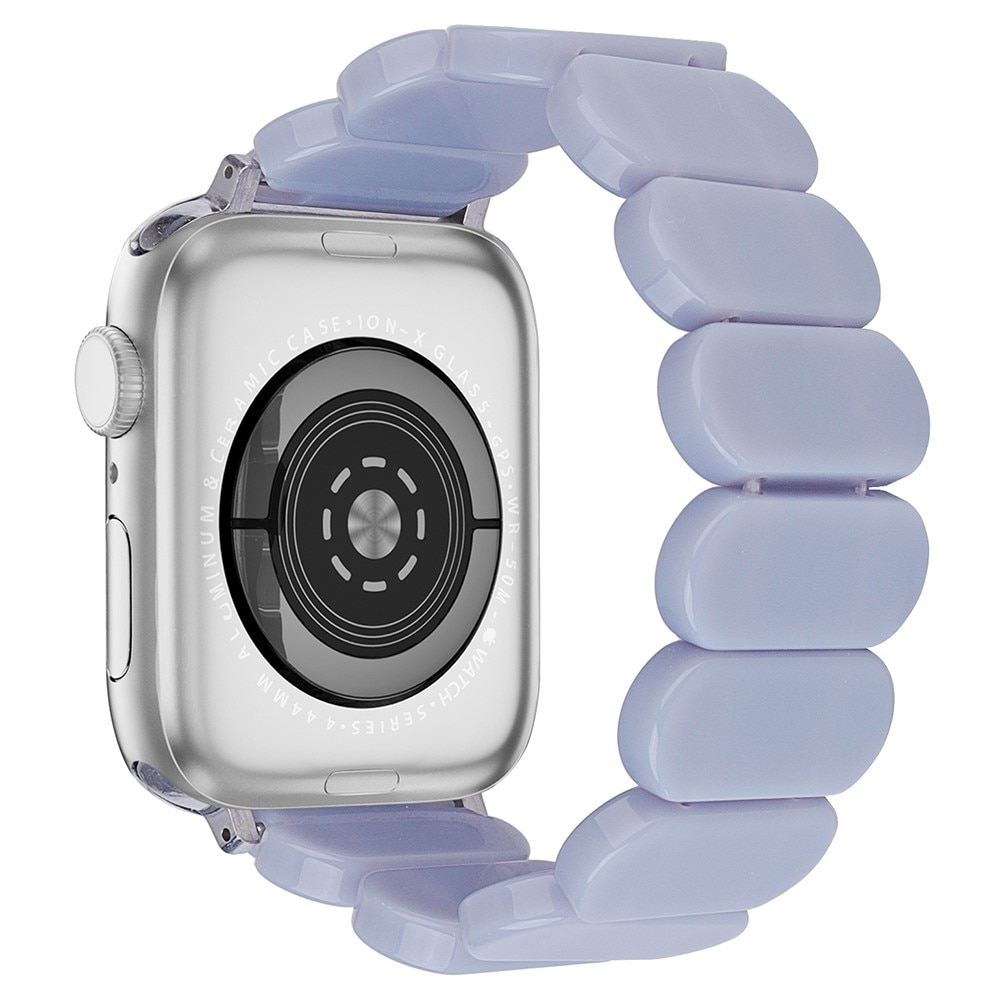 Elastiskt resinarmbånd Apple Watch 41mm Series 9 lila