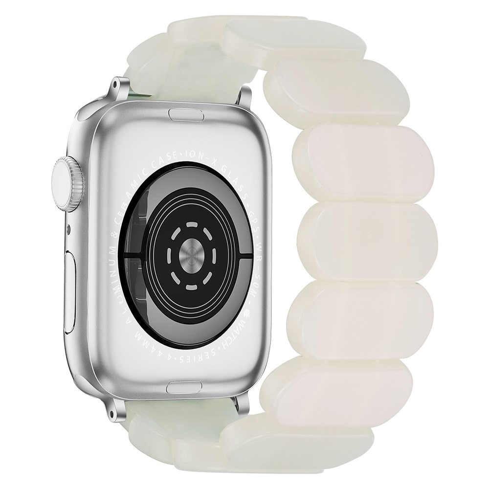 Elastiskt resinarmbånd Apple Watch SE 40mm hvid