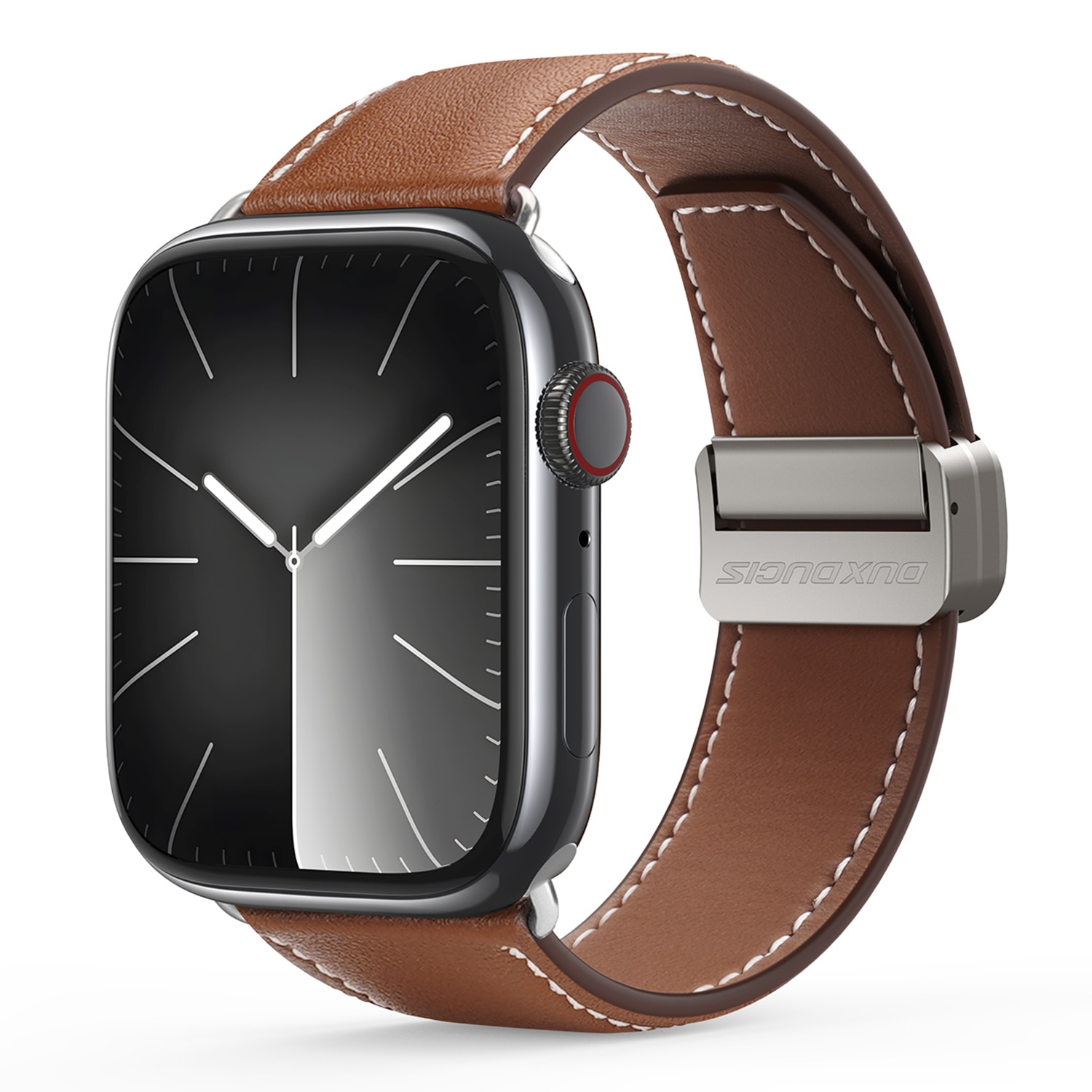 Læderrem Apple Watch Series 11 42mm Brun