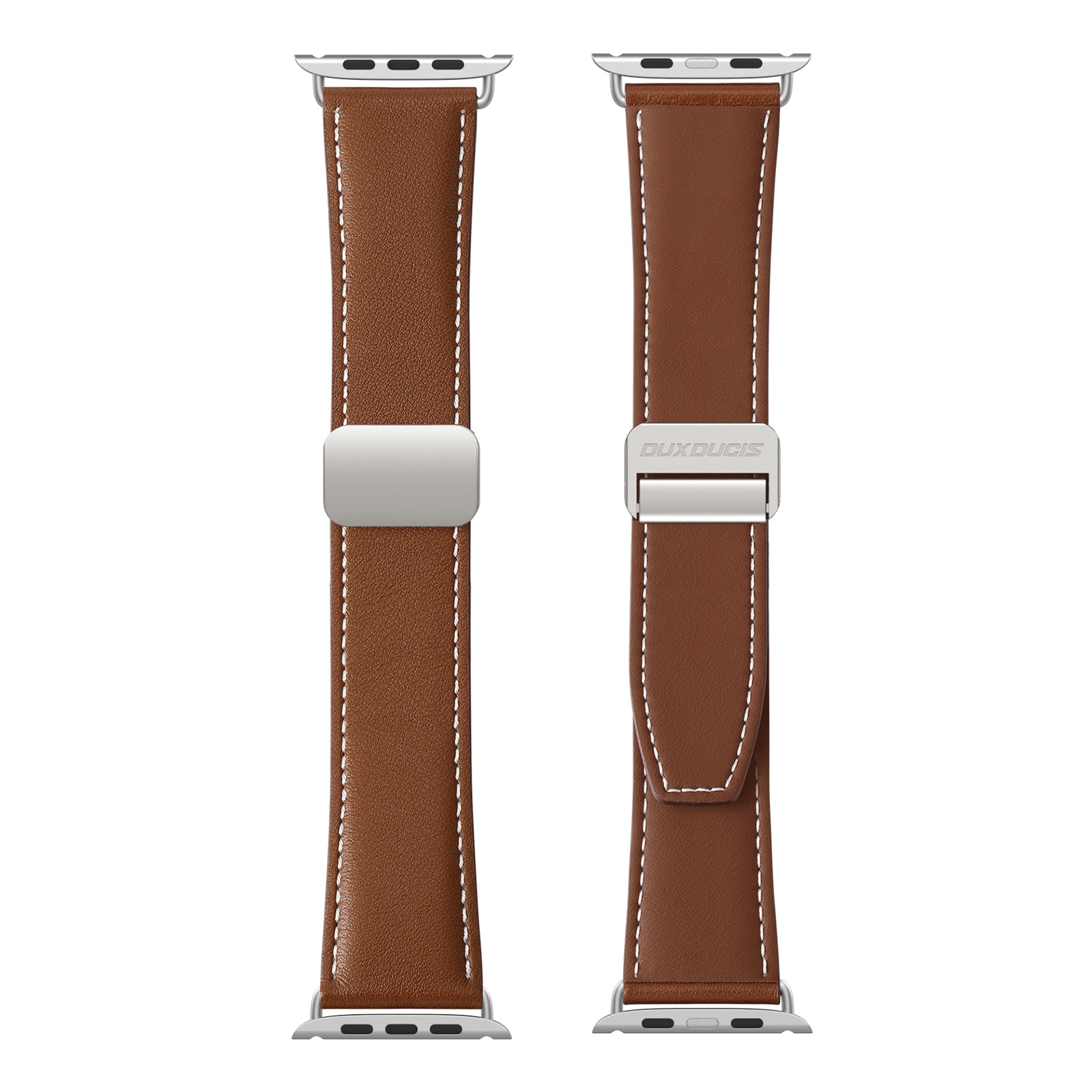 Læderrem Apple Watch Series 11 42mm Brun