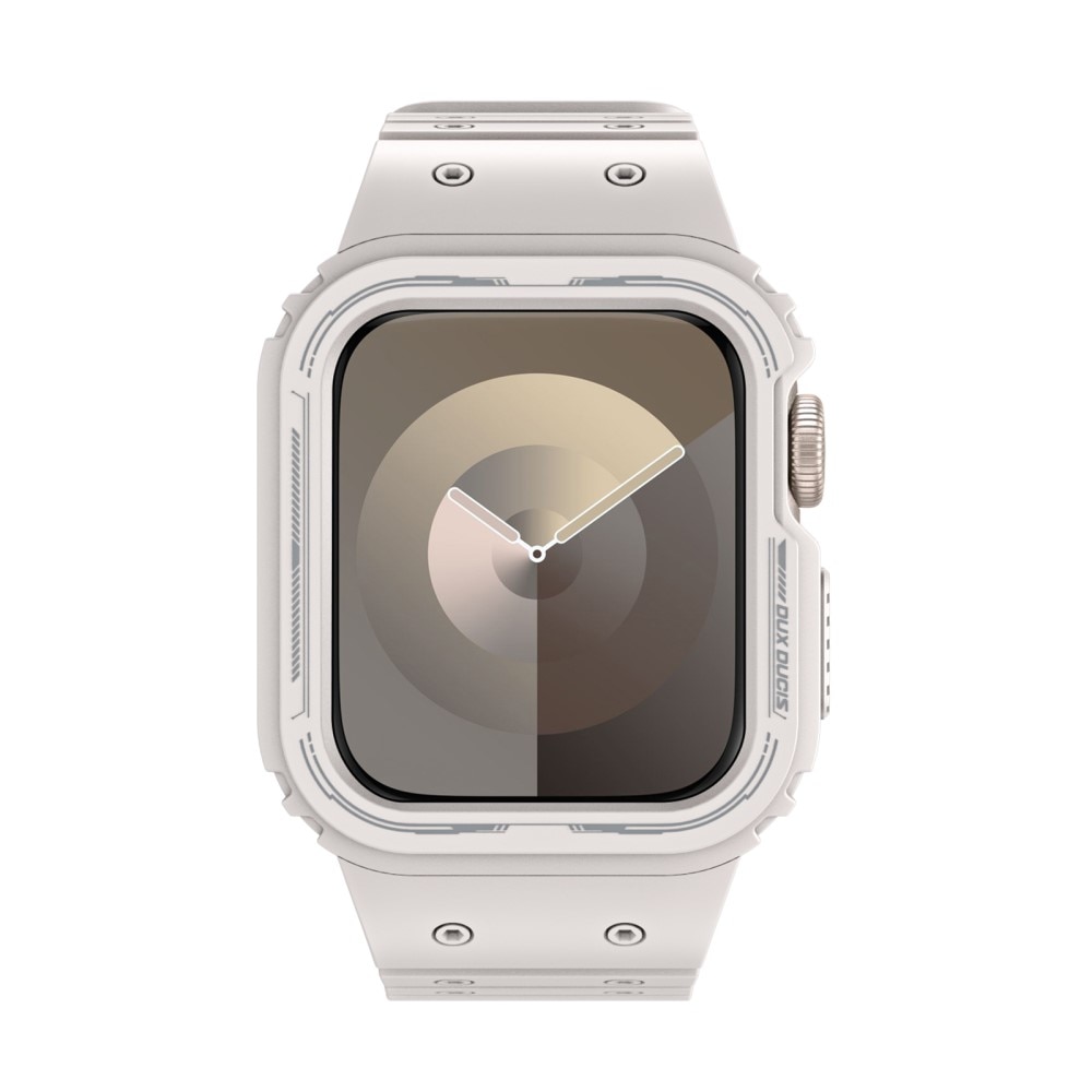 OA Series Cover + Silikonearmbånd Apple Watch 41mm Series 8 hvid