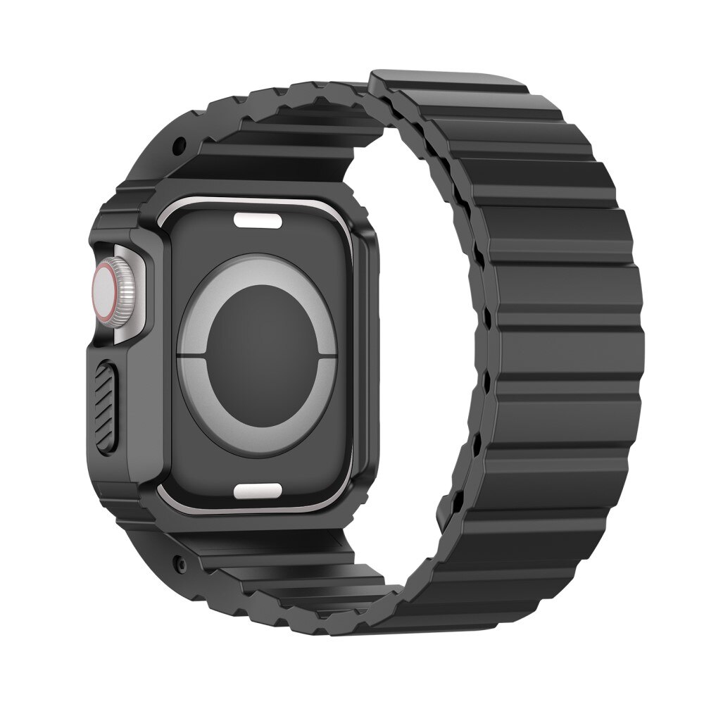 OA Series Cover + Silikonearmbånd Apple Watch 41mm Series 8 sort