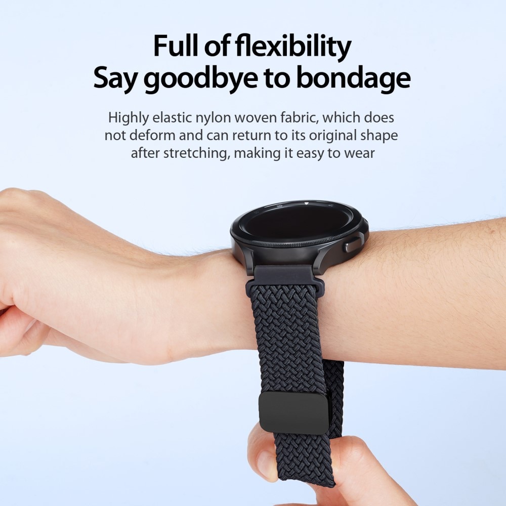 Nylon Woven Armbånd Xiaomi Watch 2 Pro sort