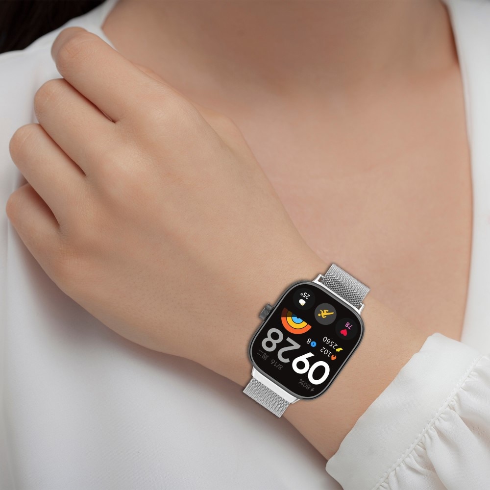 Armbånd Milanese Xiaomi Redmi Watch 4 Sølv