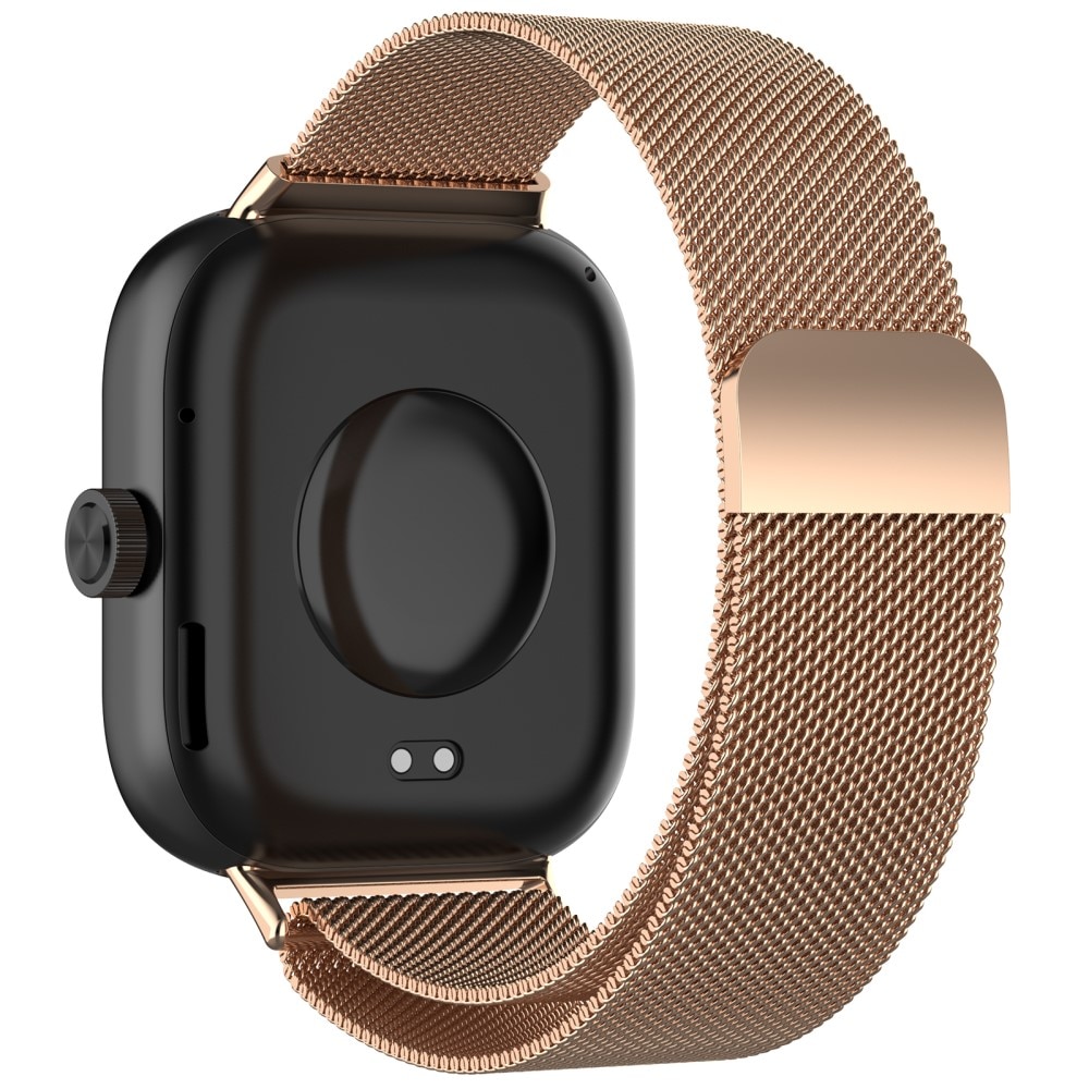 Armbånd Milanese Xiaomi Redmi Watch 4 Rose guld