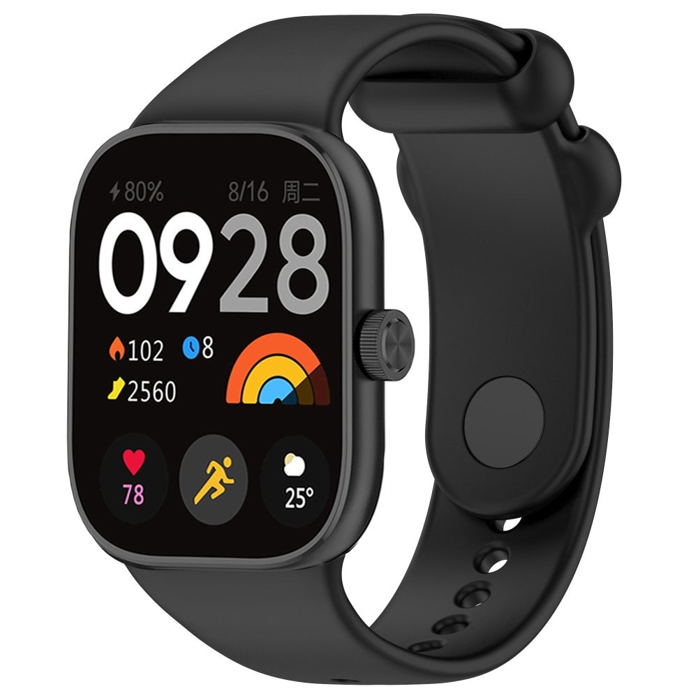 Rem af silikone til Xiaomi Redmi Watch 4 sort