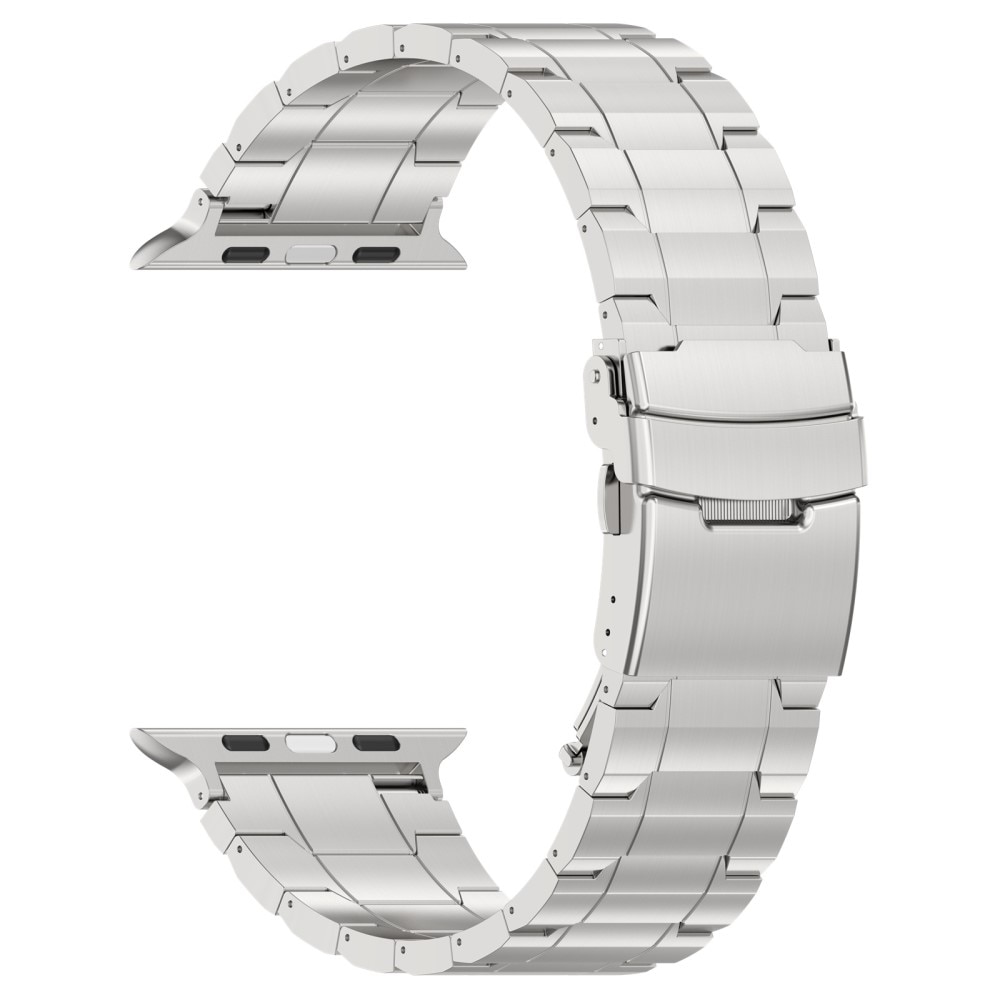Elevate Titaniumarmbånd Apple Watch 41mm Series 9 sølv