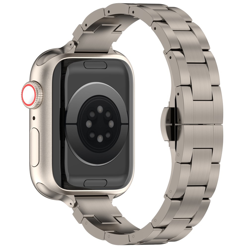 Slim Titaniumarmbånd Apple Watch SE 40mm titan