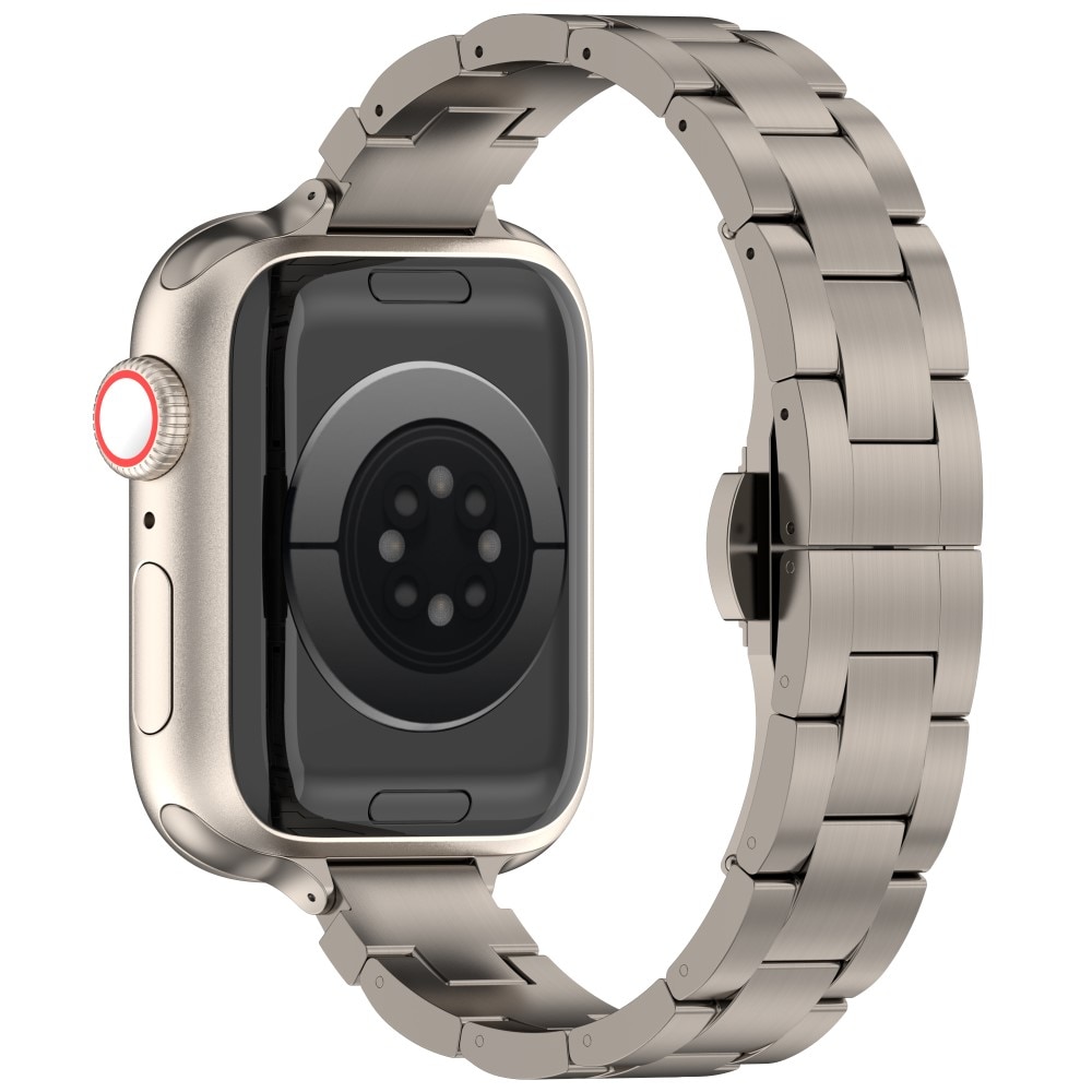 Slim Titaniumarmbånd Apple Watch 38mm titan