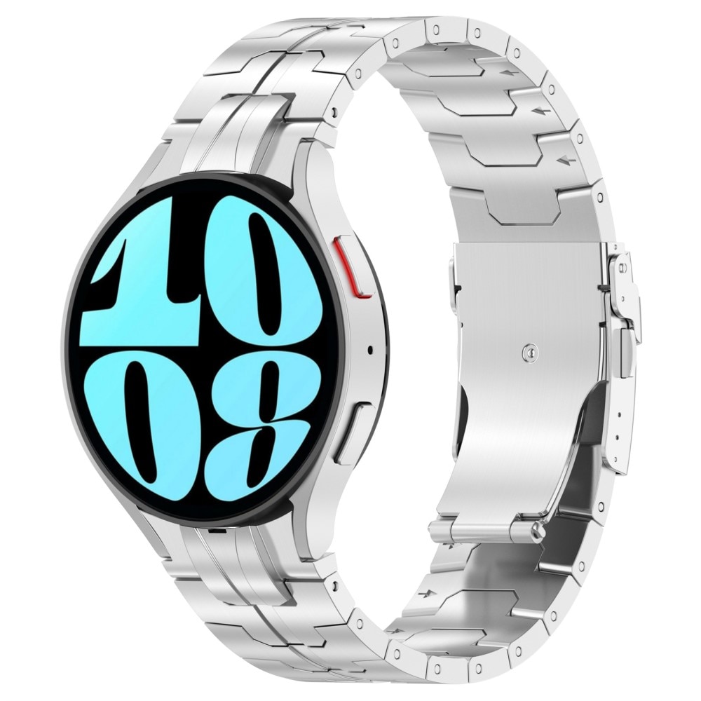 Race Stainless Steel Bracelet  Samsung Galaxy Watch 4 44mm sølv