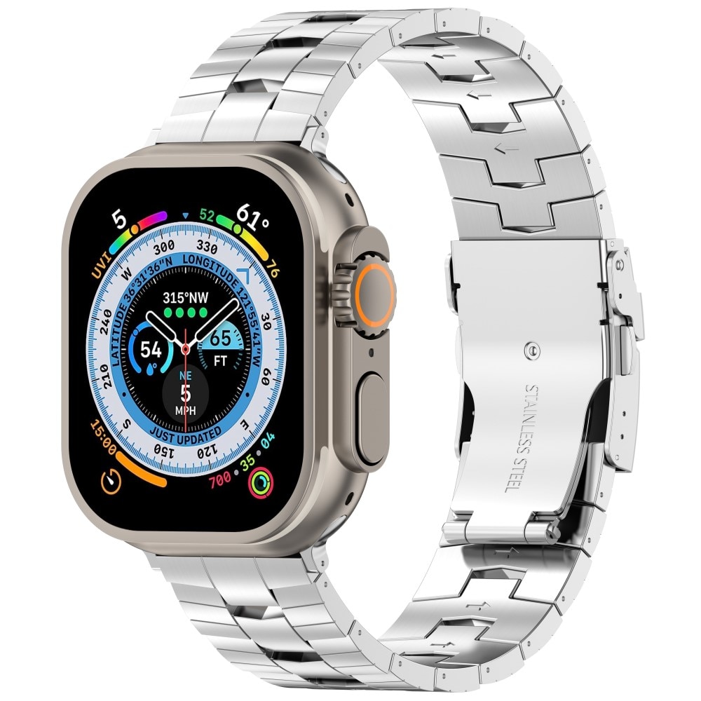 Race Titaniumarmbånd Apple Watch 41mm Series 8 sølv