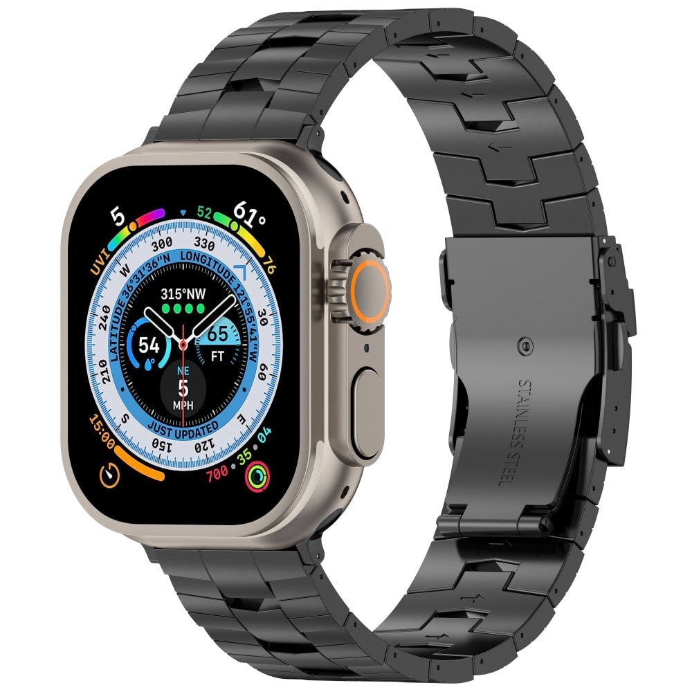 Race Titaniumarmbånd Apple Watch SE 44mm sort
