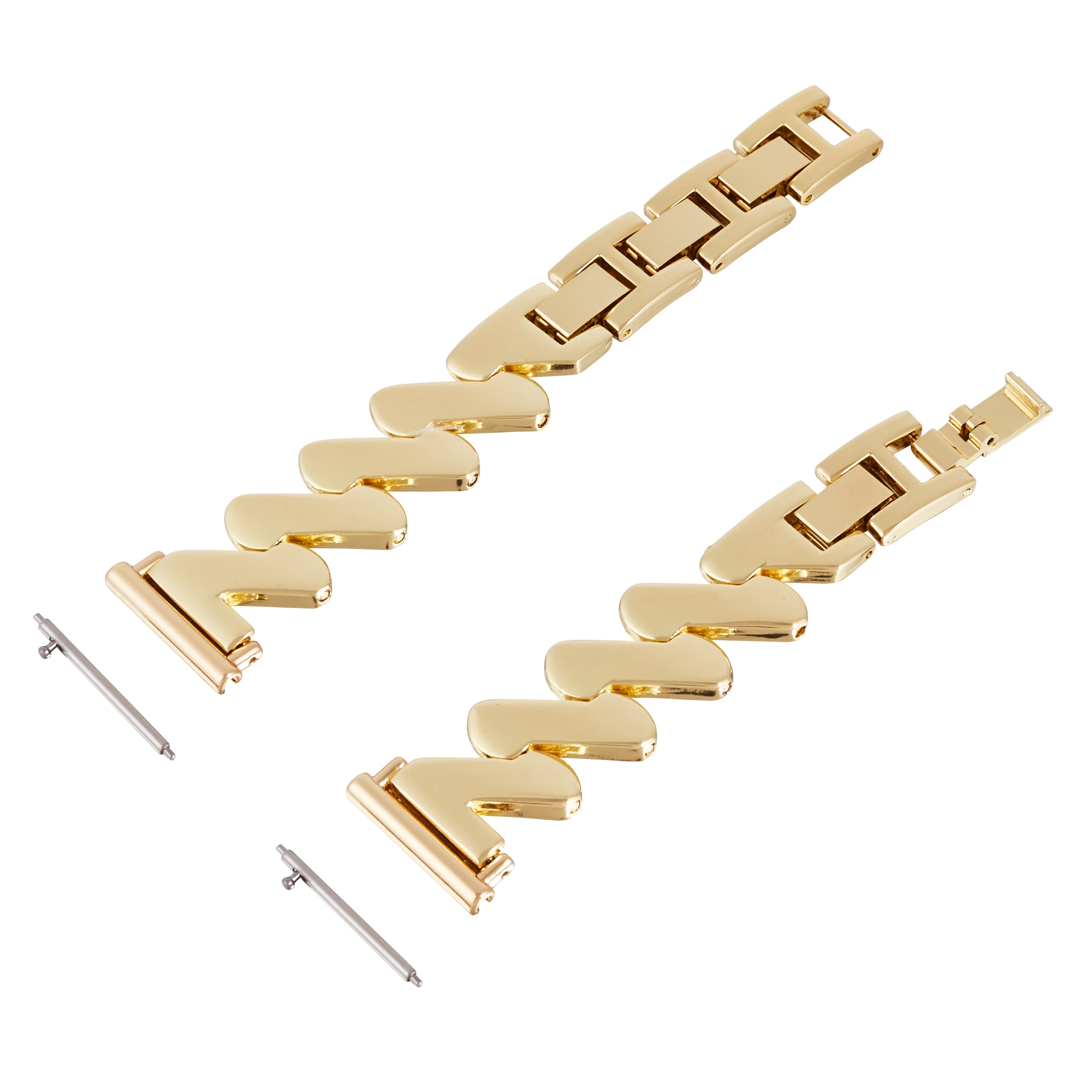 BølgetMetalarmbånd Withings ScanWatch 2 38mm guld