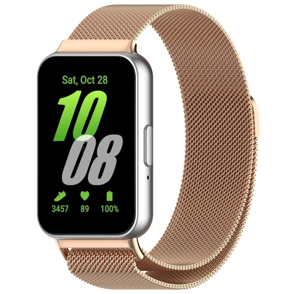 Armbånd Milanese Samsung Galaxy Fit 3 Rose guld