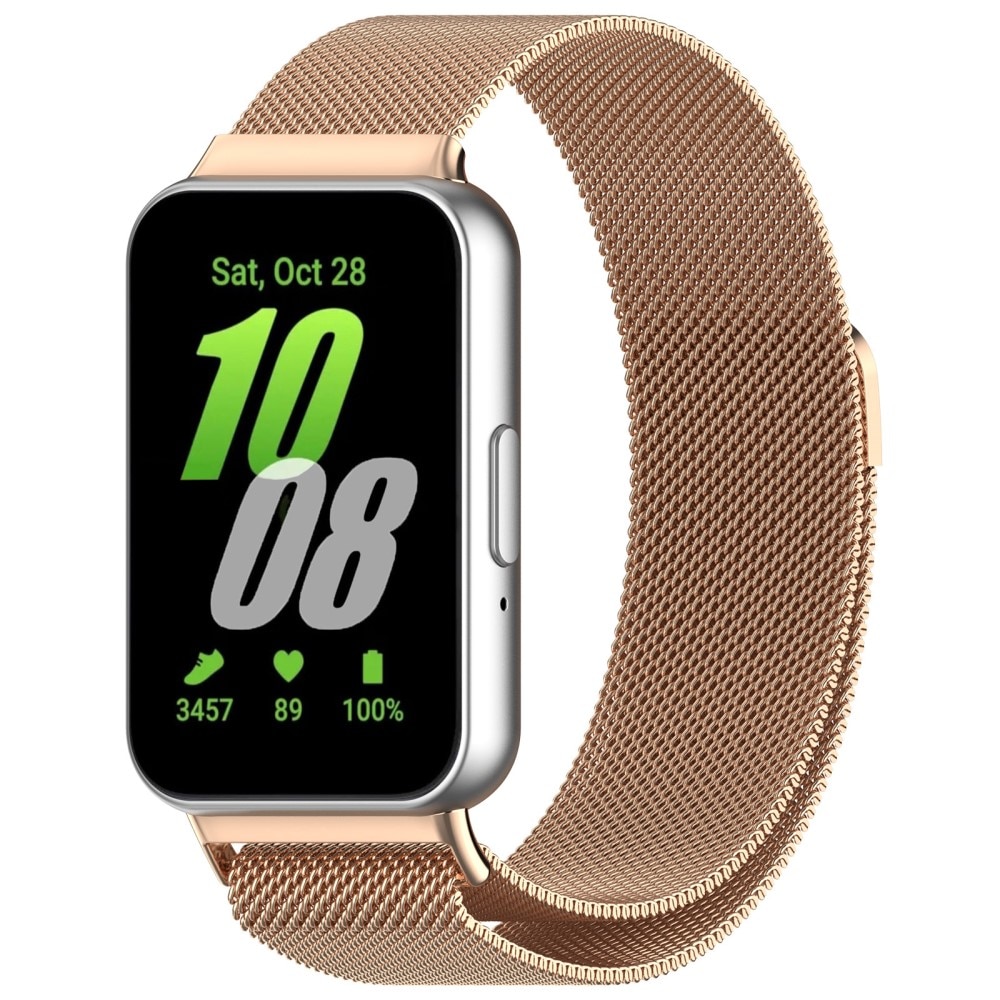 Armbånd Milanese Samsung Galaxy Fit 3 rose guld