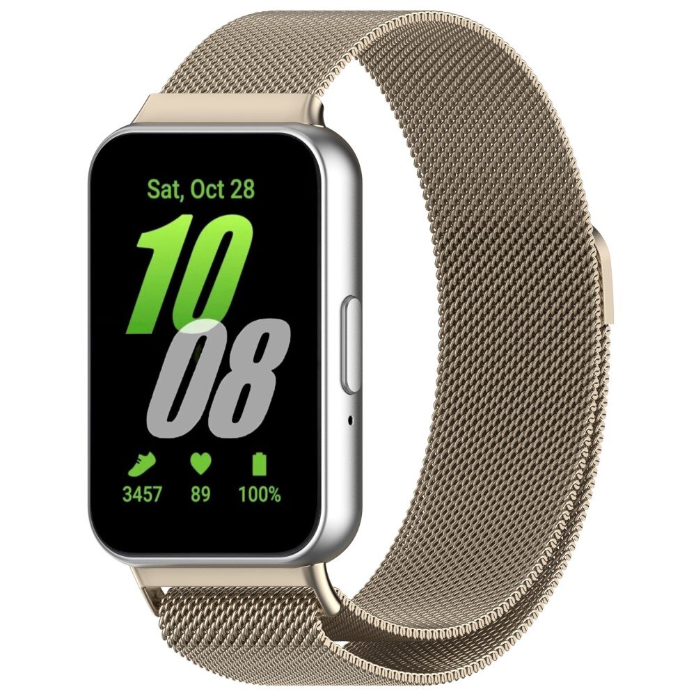 Armbånd Milanese Samsung Galaxy Fit 3 Champagne guld