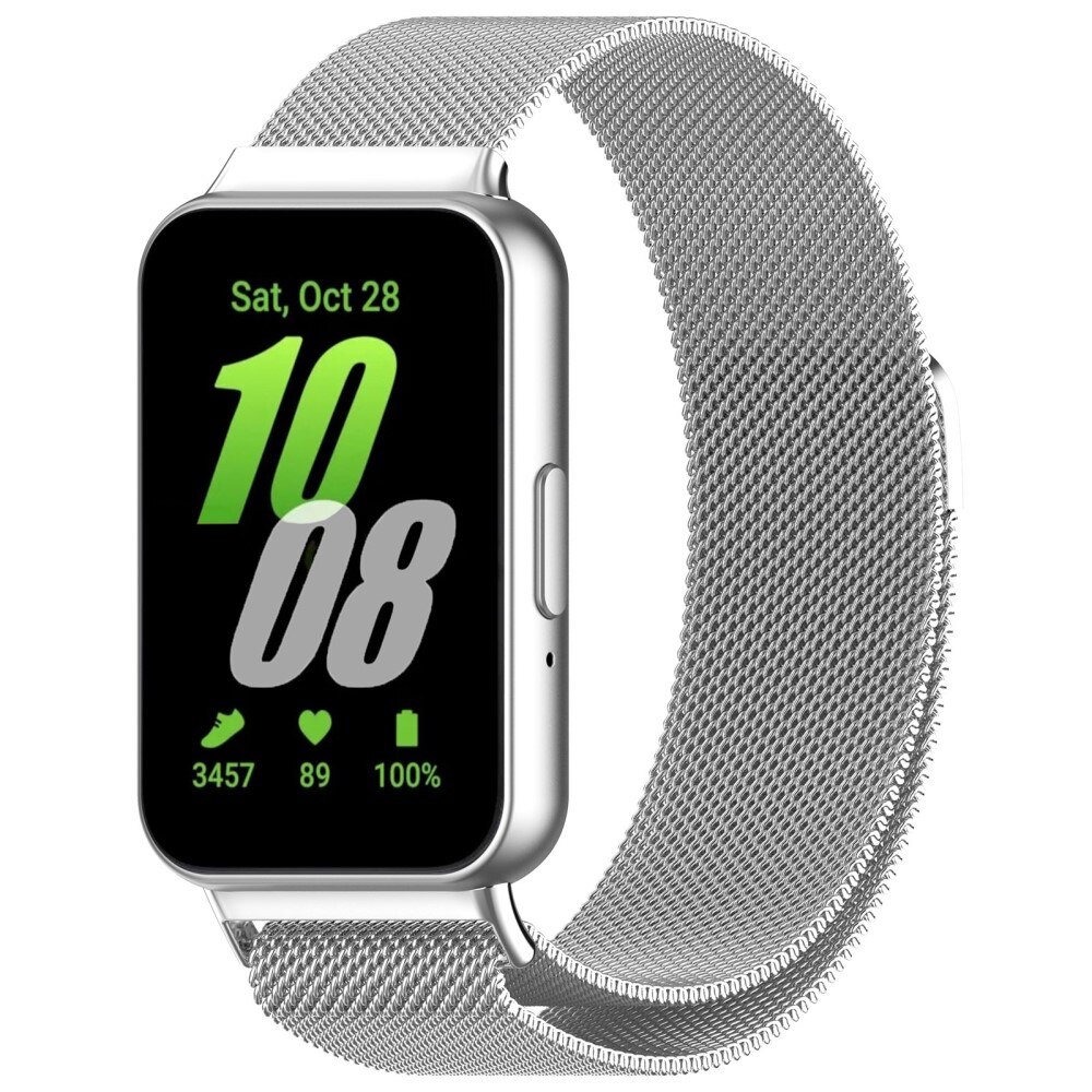 Armbånd Milanese Samsung Galaxy Fit 3 sølv