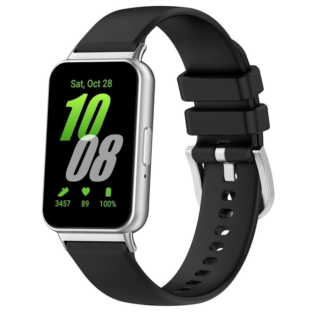 Rem af silikone til Samsung Galaxy Fit 3 sort