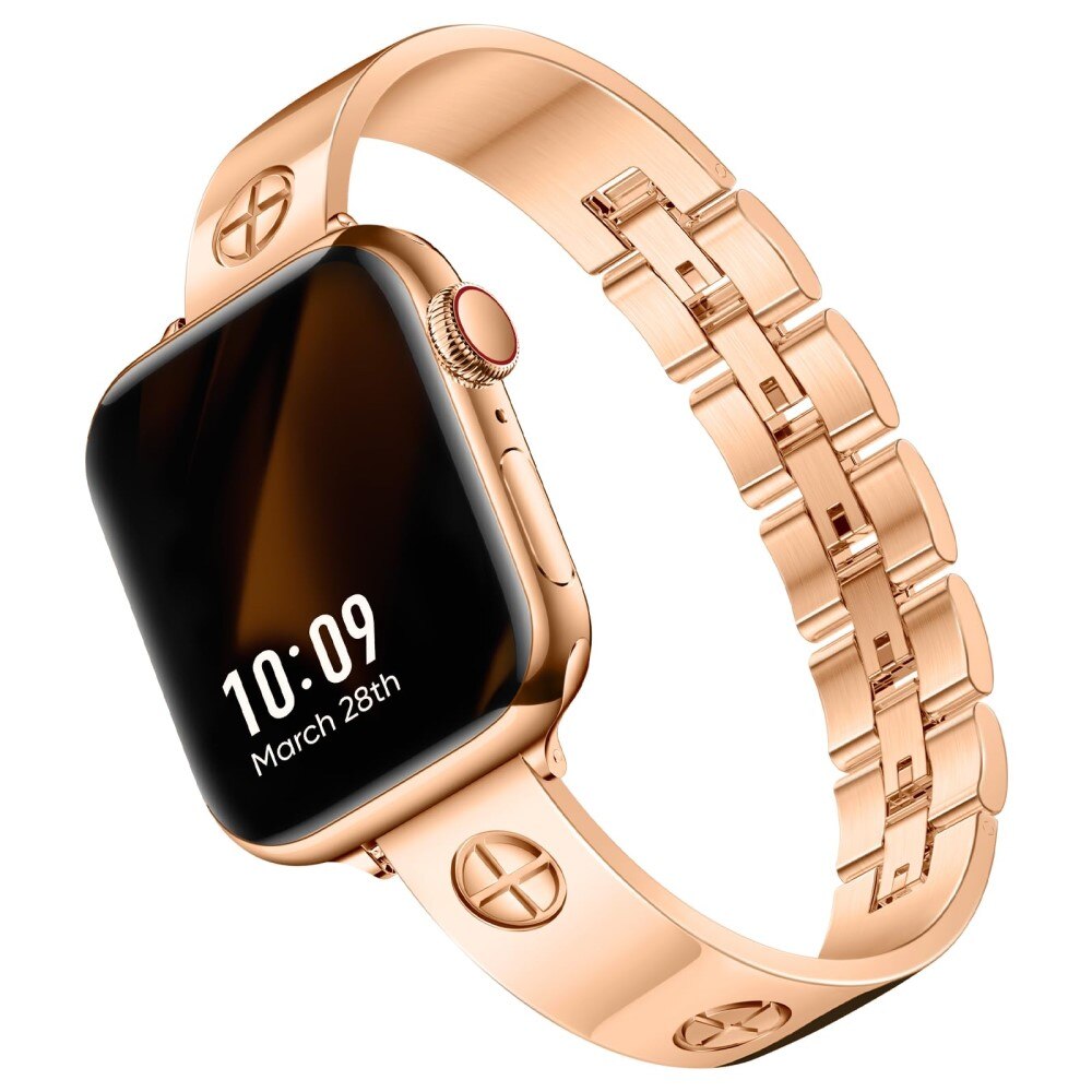 Bangle Cross Bracelet Apple Watch 38mm rose guld