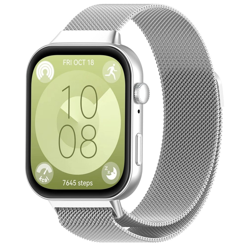 Armbånd Milanese Huawei Watch Fit 4 Pro Sølv