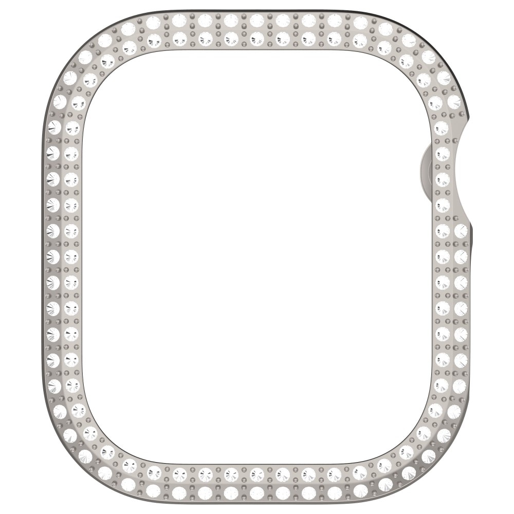 Apple Watch Series 10 46mm Rhinestone cover champagne guld