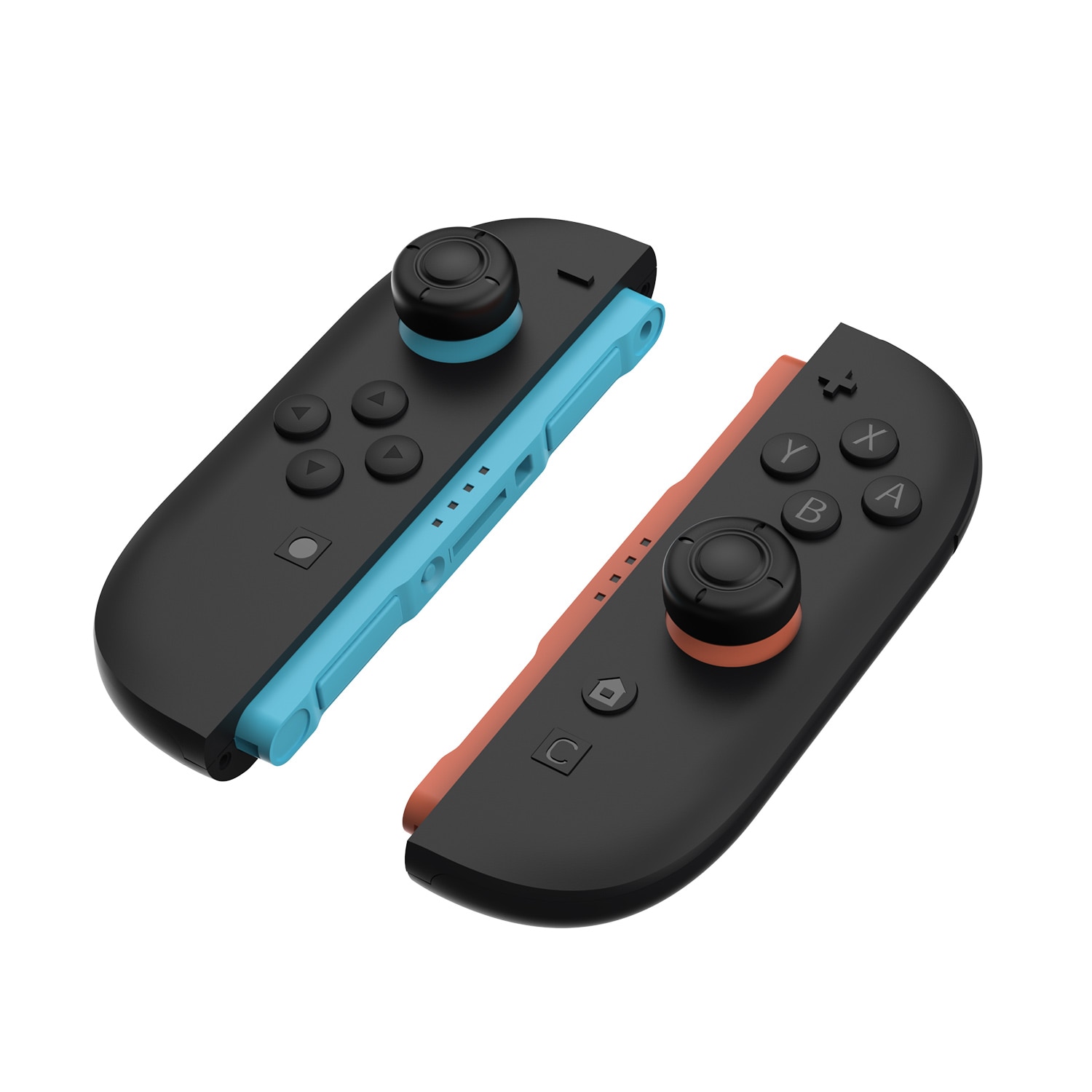 Joystick knapbeskyttere silikone Nintendo Switch 2 (6-pack) sort