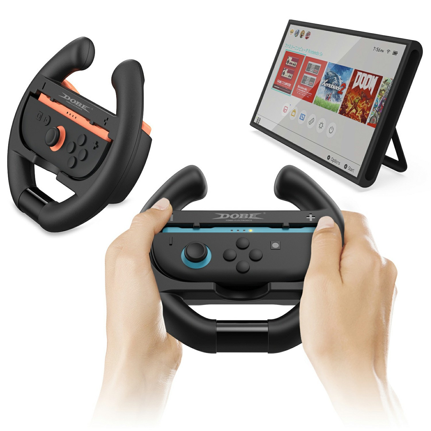 Rat til Joy-Con Nintendo Switch 2 Sort