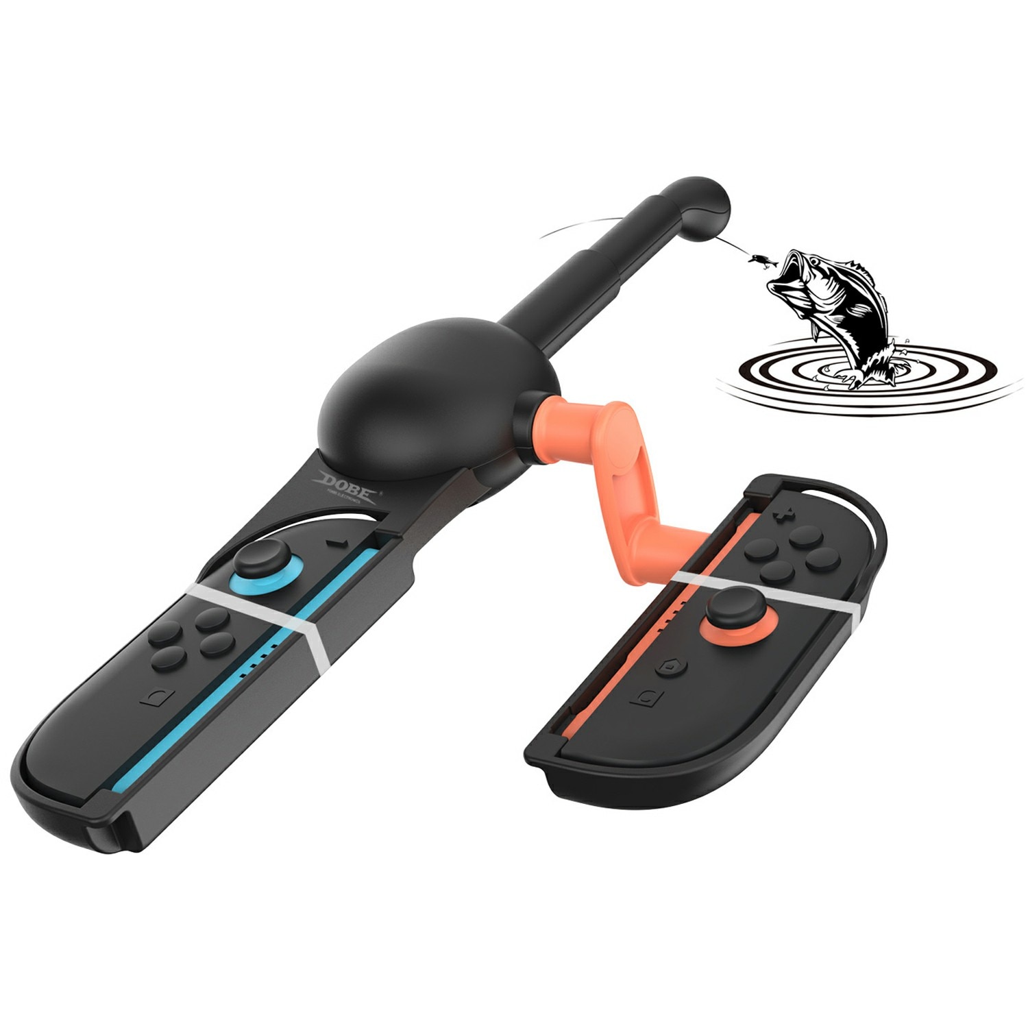 Fiskestang til Joy-Con Nintendo Switch 2 Sort