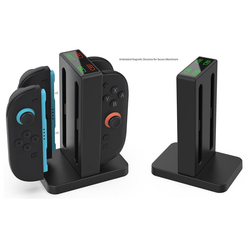 Joy-Con Ladestativ Nintendo Switch 2 Sort