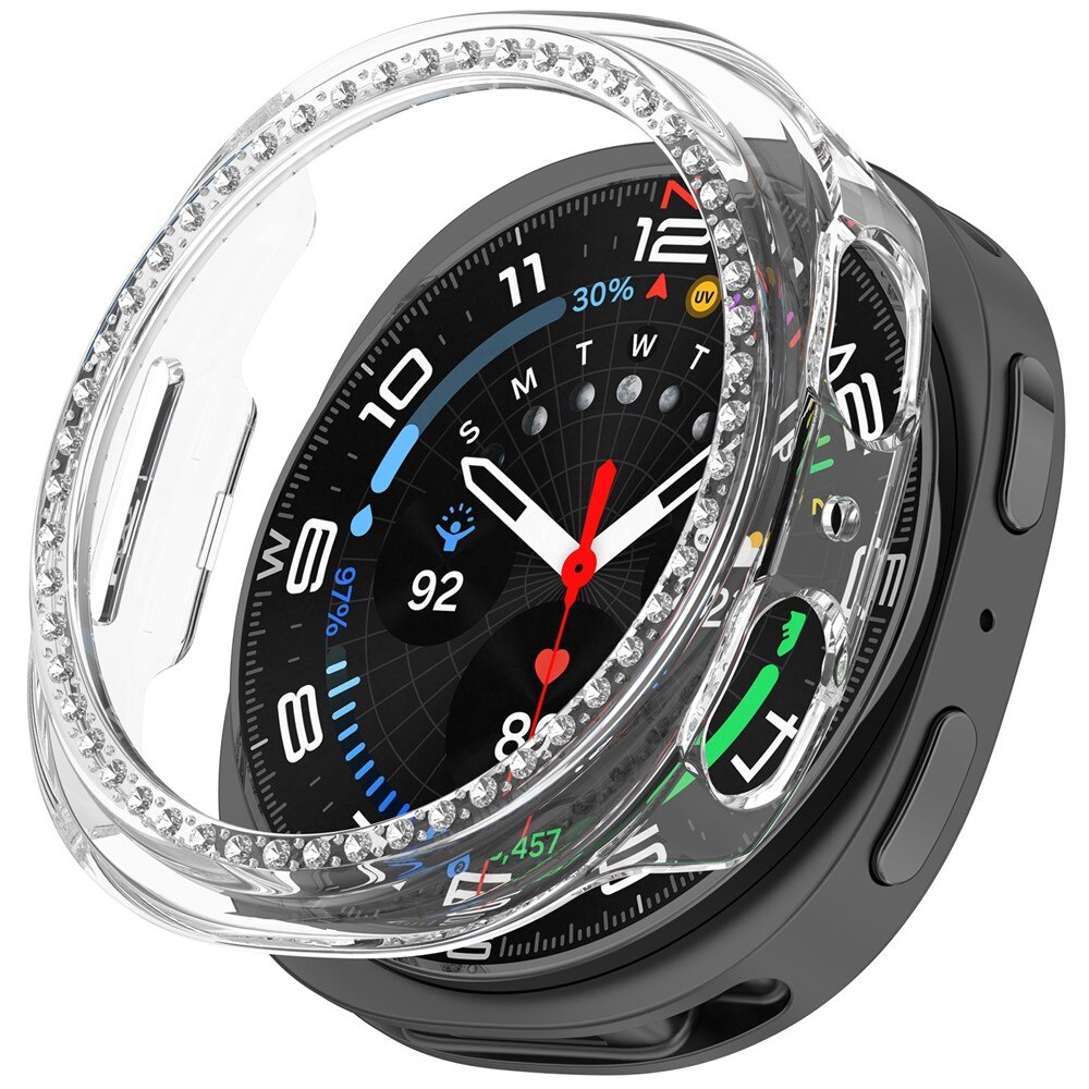 Samsung Galaxy Watch 8 40mm Rhinestone cover Gennemsigtig