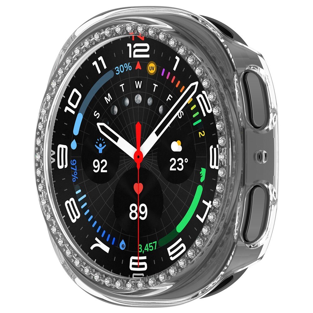 Samsung Galaxy Watch 8 40mm Rhinestone cover Gennemsigtig