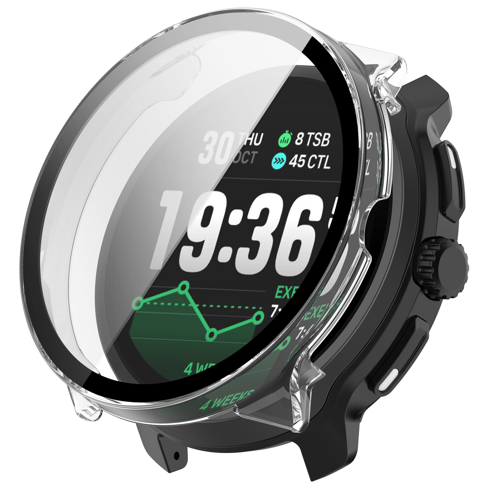 Full Cover Case Suunto Race 2 Gennemsigtig