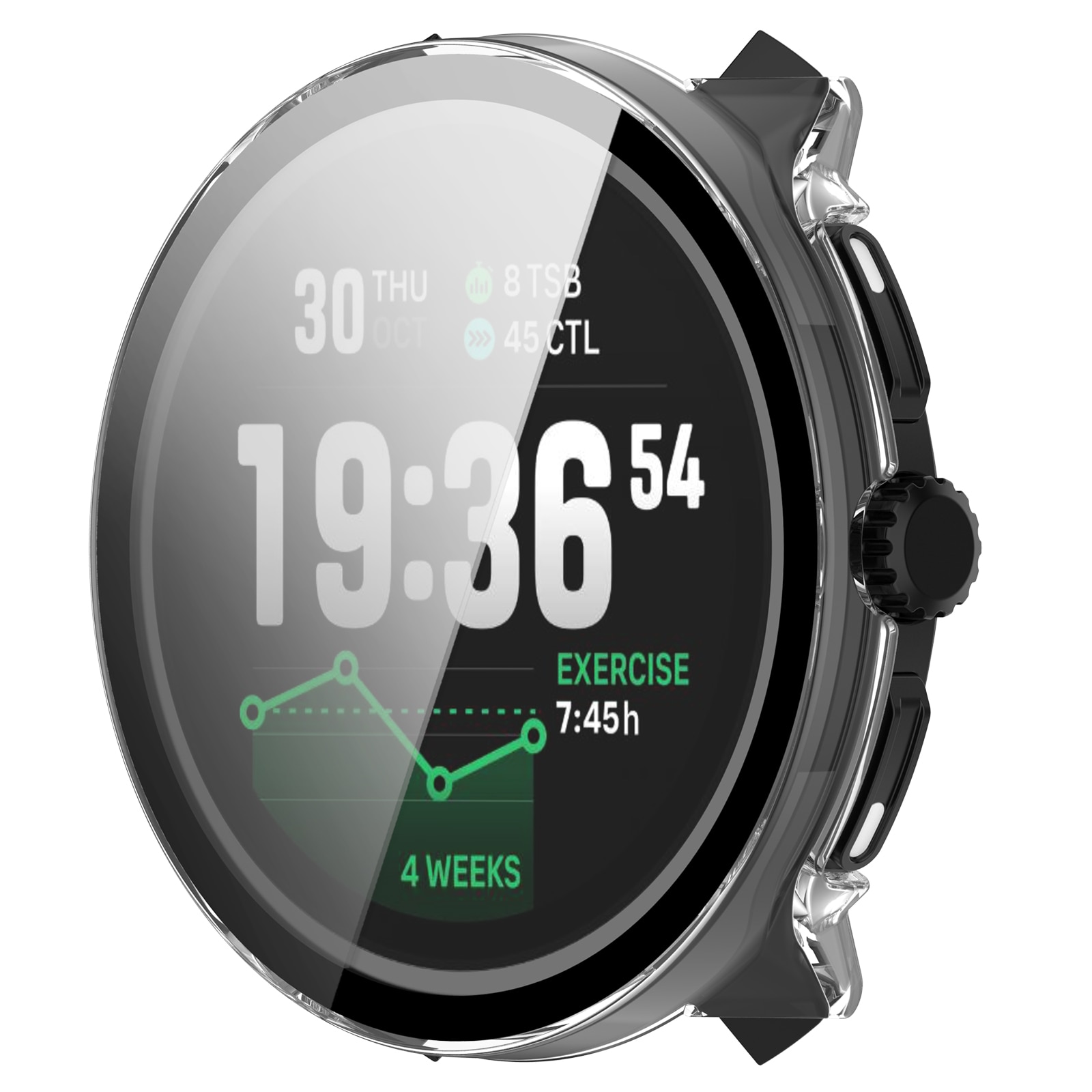 Full Cover Case Suunto Race 2 Gennemsigtig