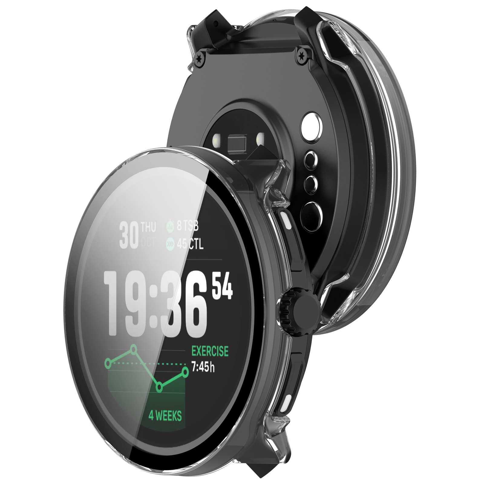 Full Cover Case Suunto Race 2 Gennemsigtig