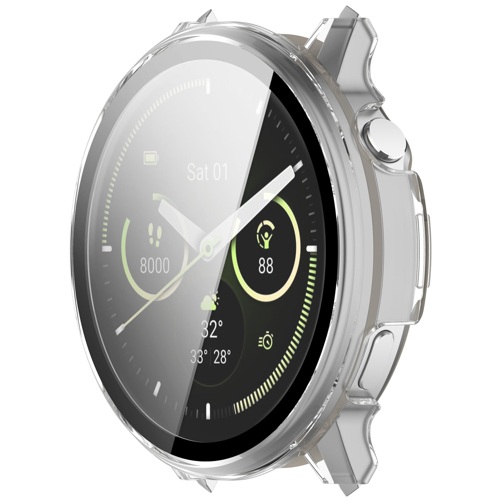 Full Cover Case Garmin Venu 4 45mm Gennemsigtig