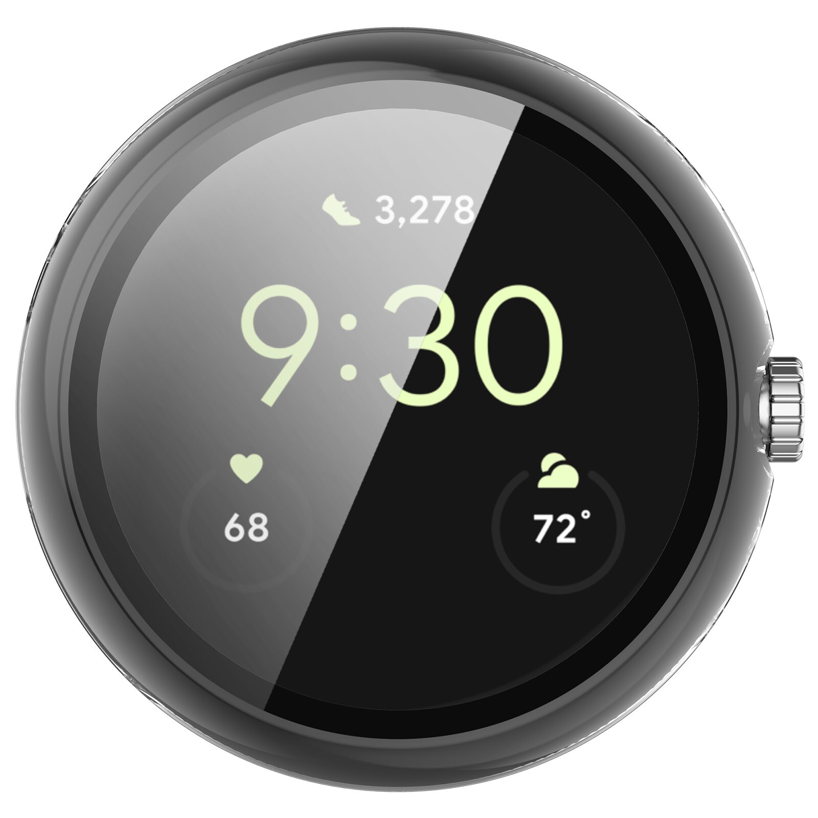 Full Cover Case Google Pixel Watch 4 41mm Gennemsigtig