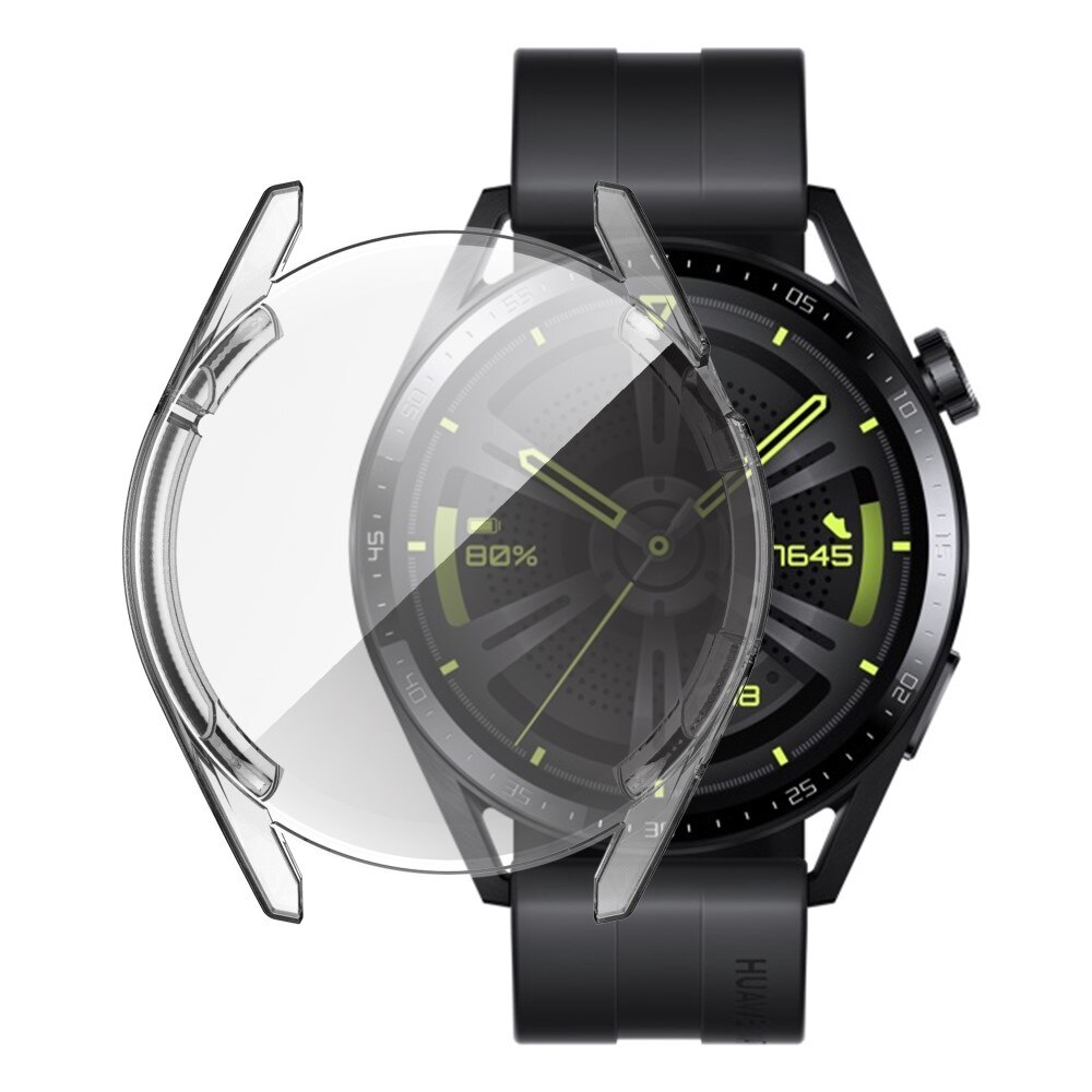 Full-fit Cover Huawei Watch GT 3 46mm gennemsigtig