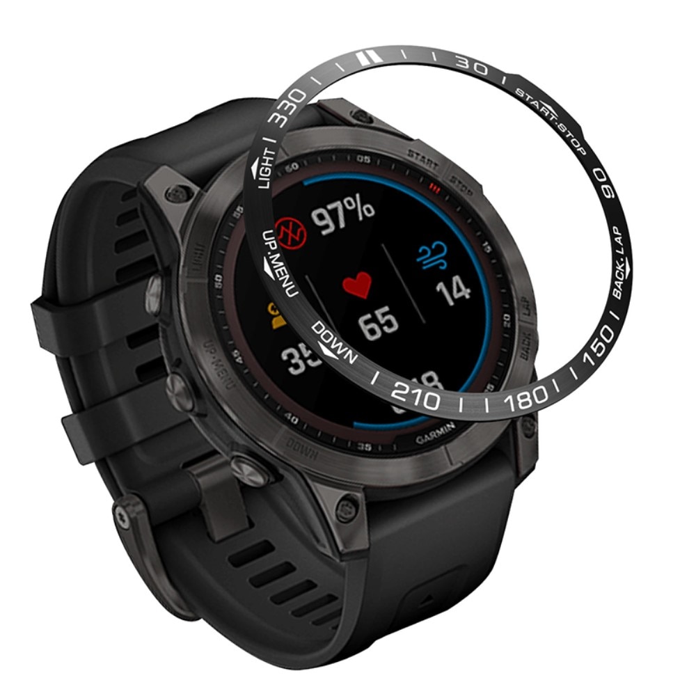 Ramme Garmin Fenix 7 Pro sort