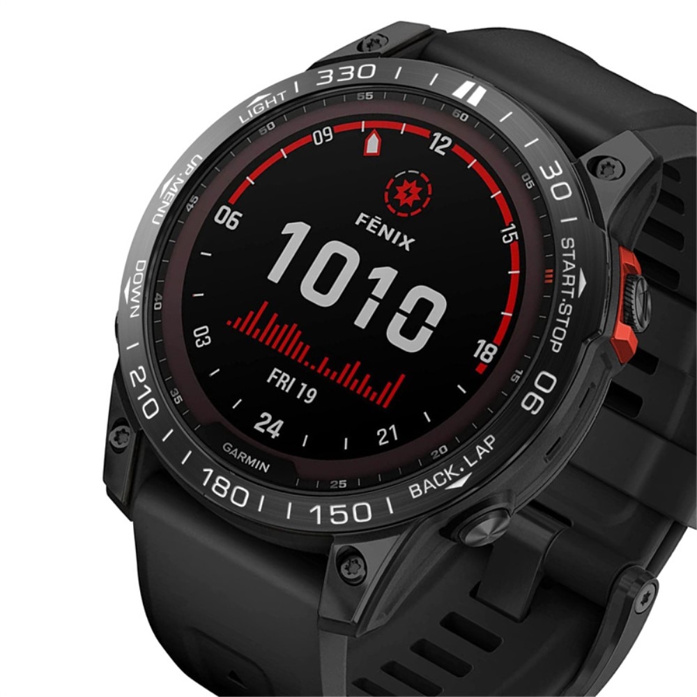 Ramme Garmin Fenix 7X Pro sort