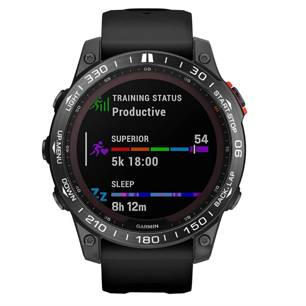 Ramme Garmin Fenix 7X Pro sort