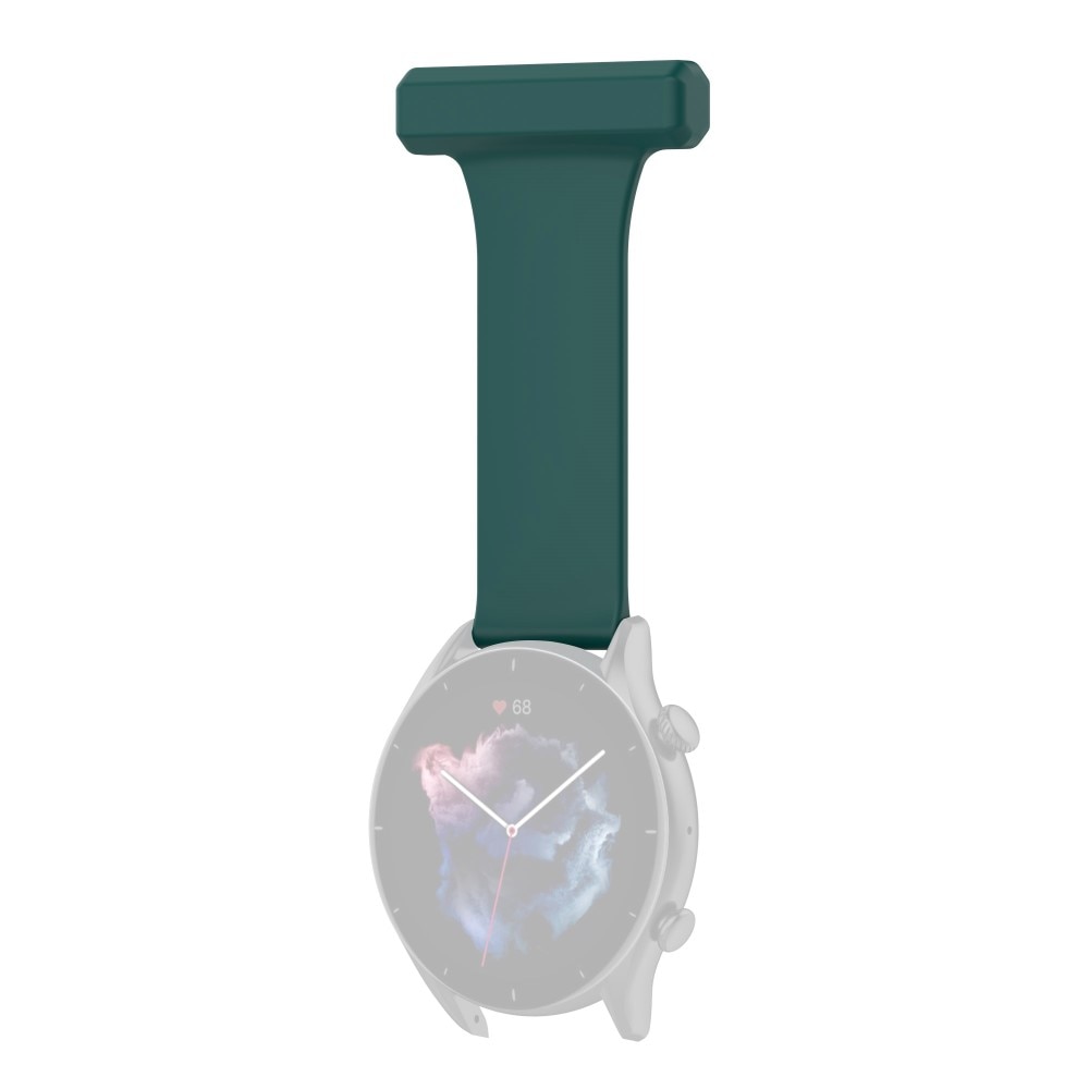 Samsung Galaxy Watch 46mm/45 mm sygeplejerskeur rem mørkegrøn