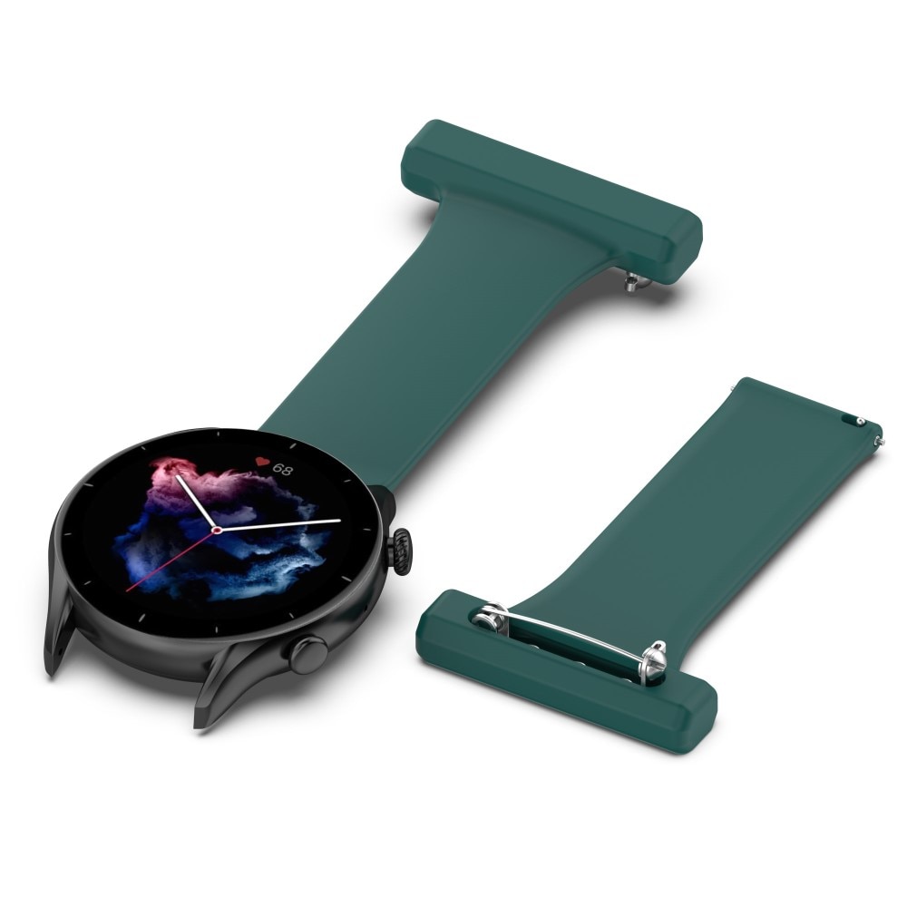 Samsung Galaxy Watch 46mm/45 mm sygeplejerskeur rem mørkegrøn