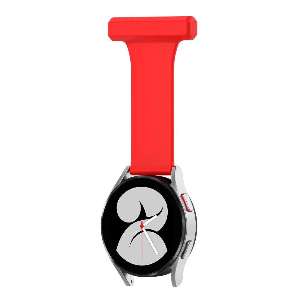 Samsung Galaxy Watch 4 40/42/44/46 mm sygeplejerskeur rem rød