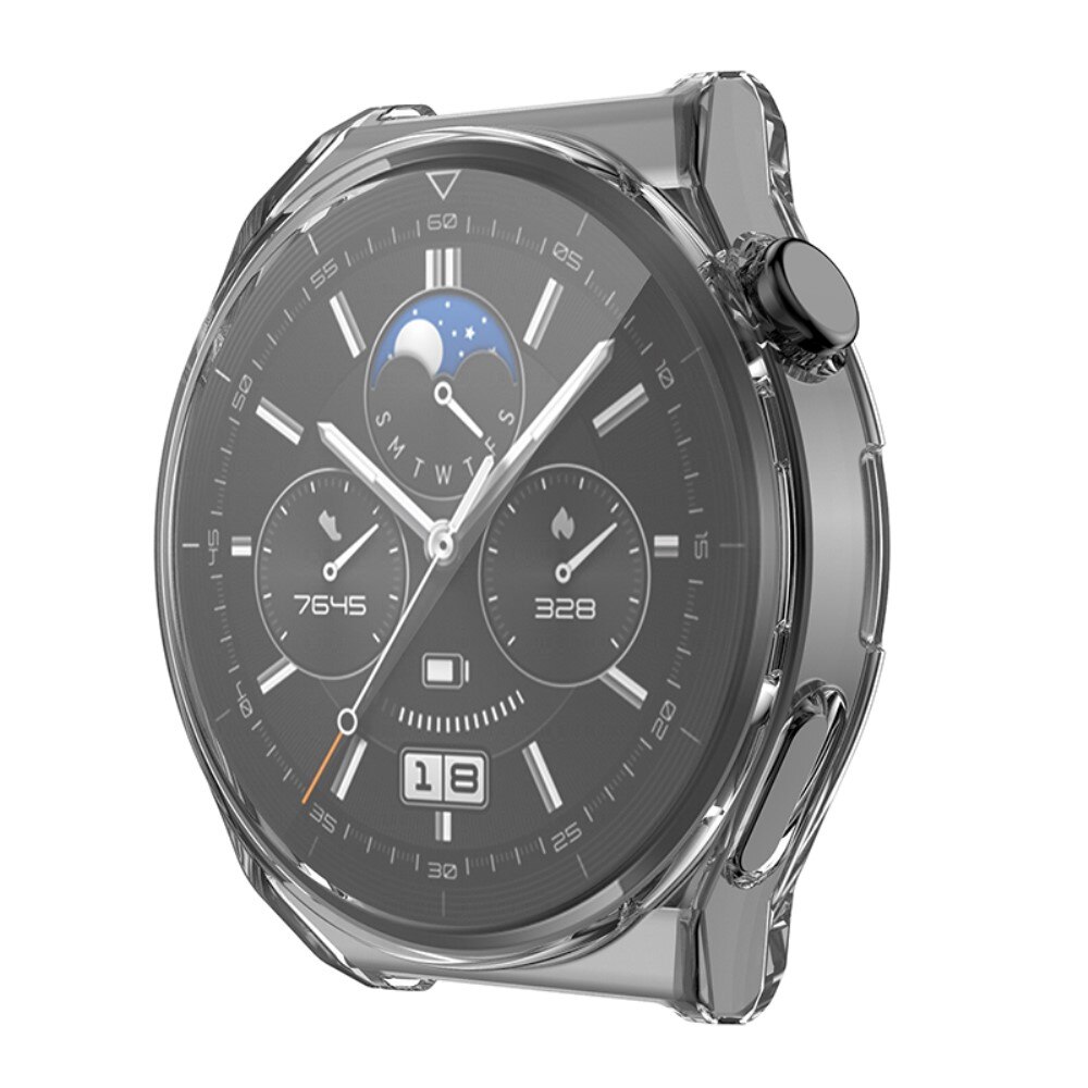 Full-fit Cover Huawei Watch GT 3 Pro 46mm gennemsigtig