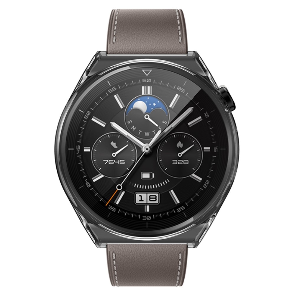 Full-fit Cover Huawei Watch GT 3 Pro 46mm gennemsigtig