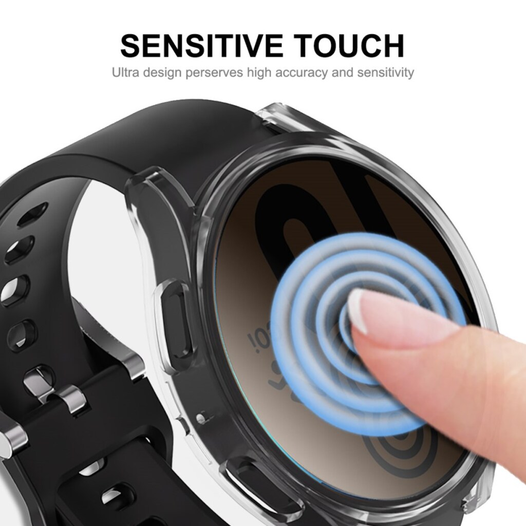 Fullfit Cover Samsung Galaxy Watch 5 44mm gennemsigtig køb online